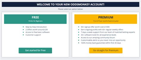 oddsmonkey trial offer.